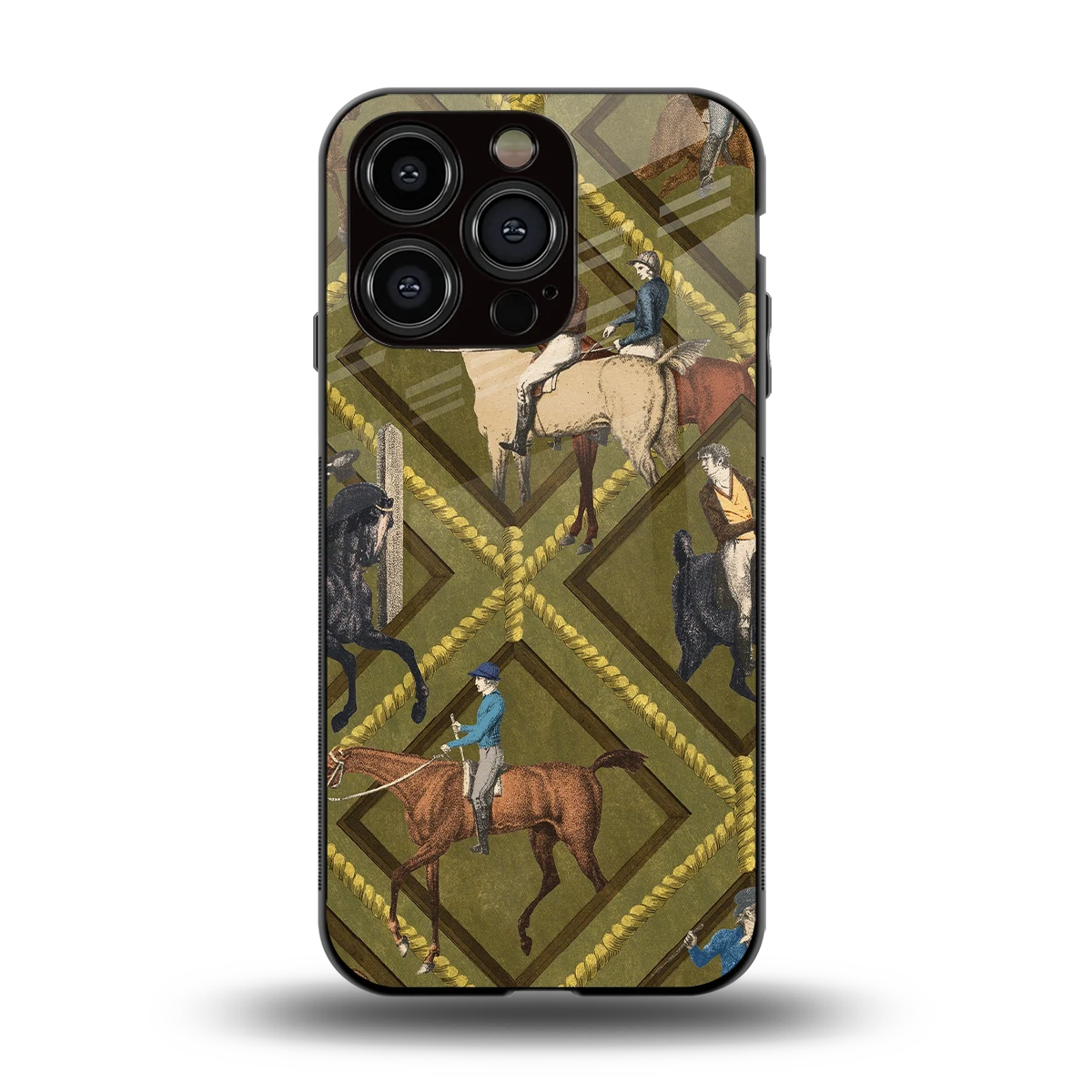 Polo Elite back phone cover | glass case for iphone 15 pro