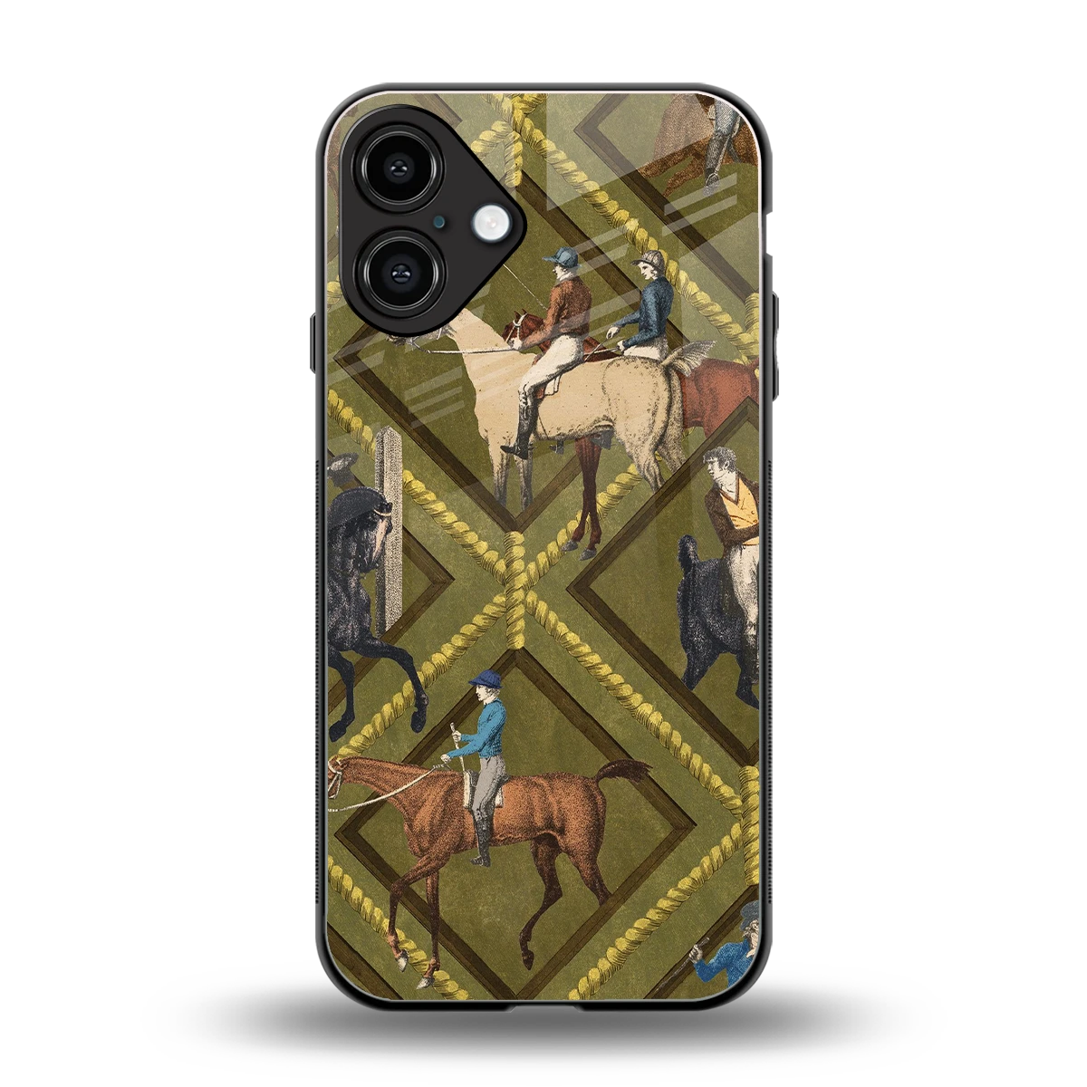 Polo Elite back phone cover | glass case for iphone 16 plus