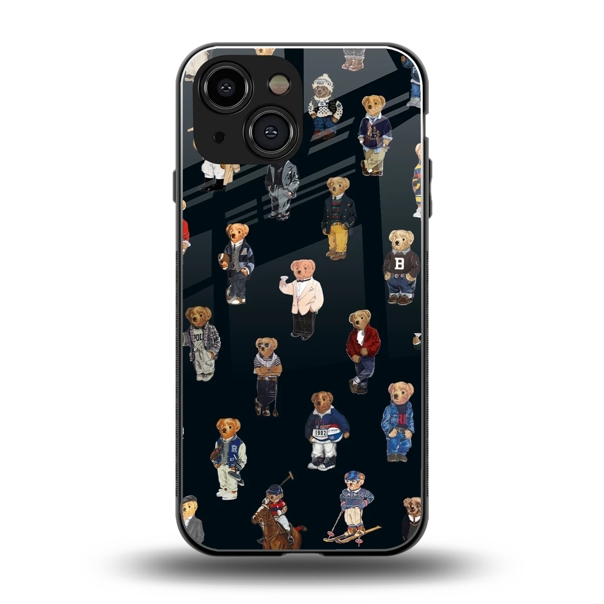 Polo Luxe back phone cover | glass case for iphone 13 mini