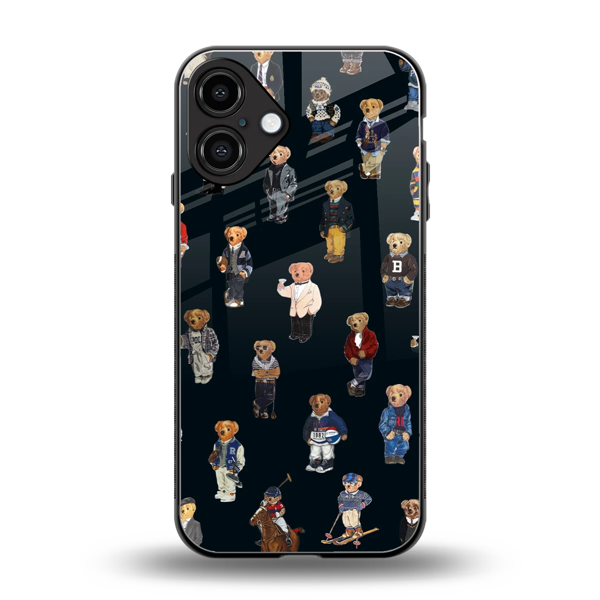 Polo Luxe back phone cover | glass case for iphone 16 plus