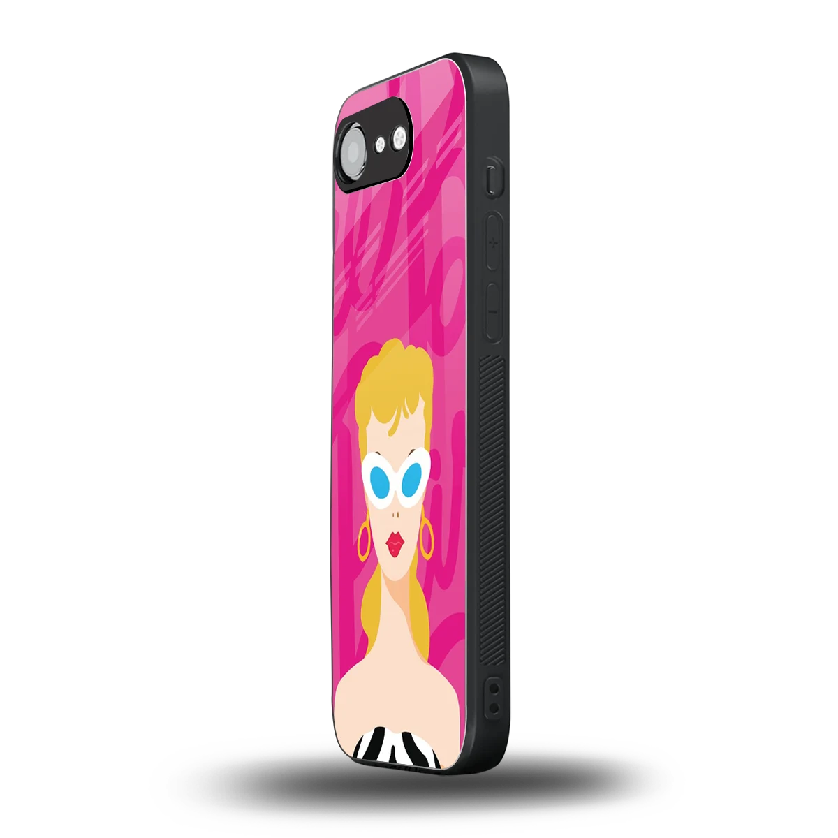Pookie iphone 16e mobile cover | shockproof glass phone case