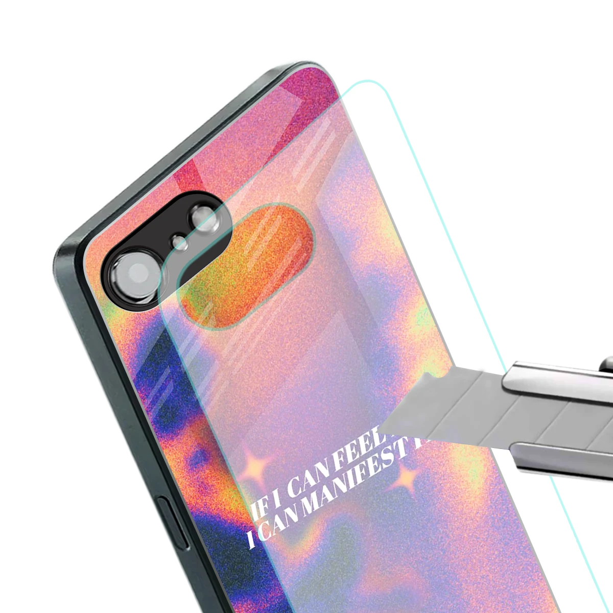 Power Within stylish phone case for iphone 16e | glossy glass and slim fit