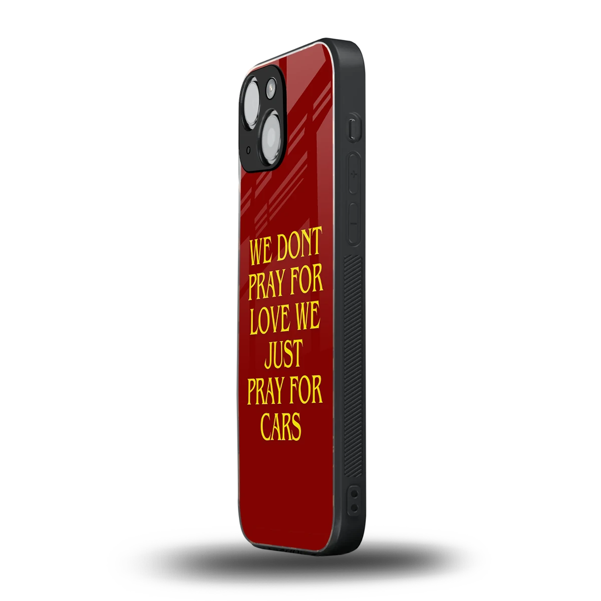 Pray For Cars iphone 13 mini mobile cover | shockproof glass phone case