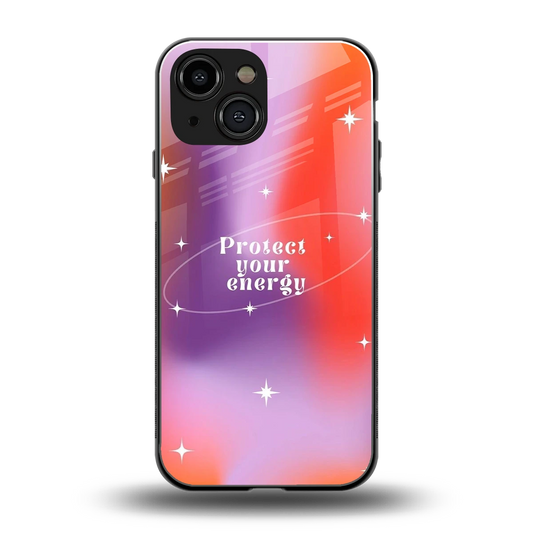 Protect Your Energy back phone cover | glass case for iphone 13 mini