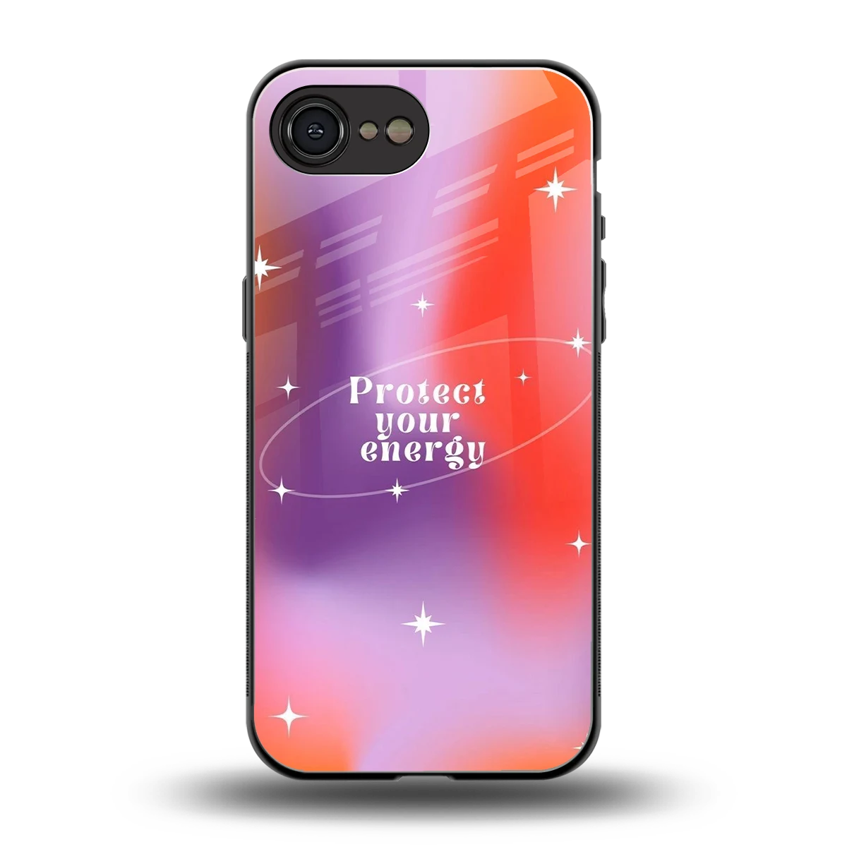 Protect Your Energy back phone cover | glass case for iphone 16e