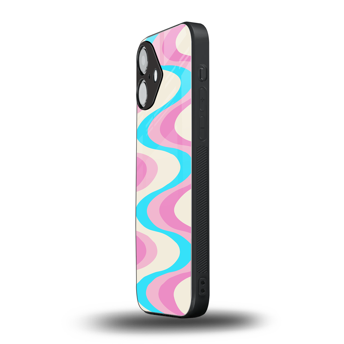 Psychedelic Zig Phone Case for Iphone 16 | Glass Case