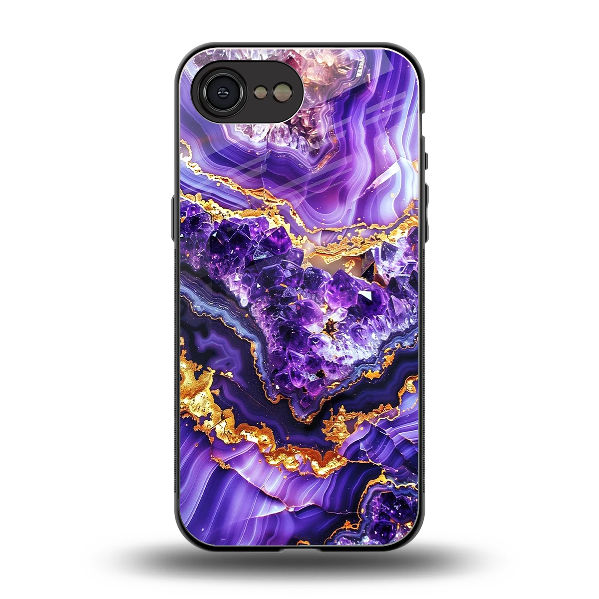 Purple Majesty back phone cover | glass case for iphone 16e