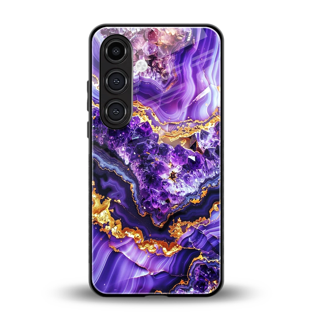 Purple Majesty back phone cover | glass case for samsung galaxy s23 plus