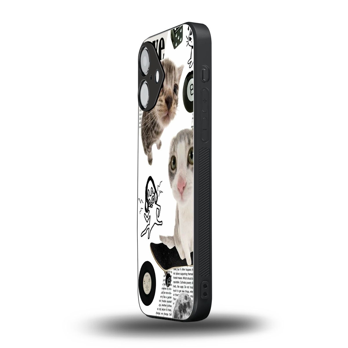 Purrfect Patchwork Phone Case for Iphone 16 | Glass Case