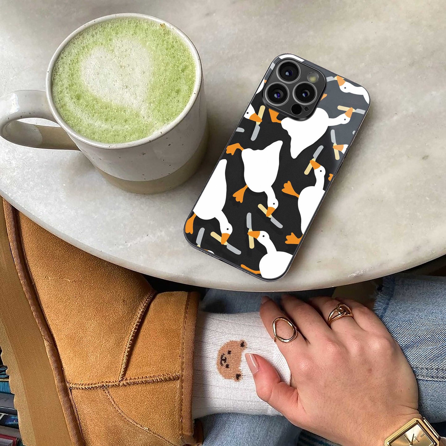 Quack Attack Phone Case for Iphone 16 | Glass Case