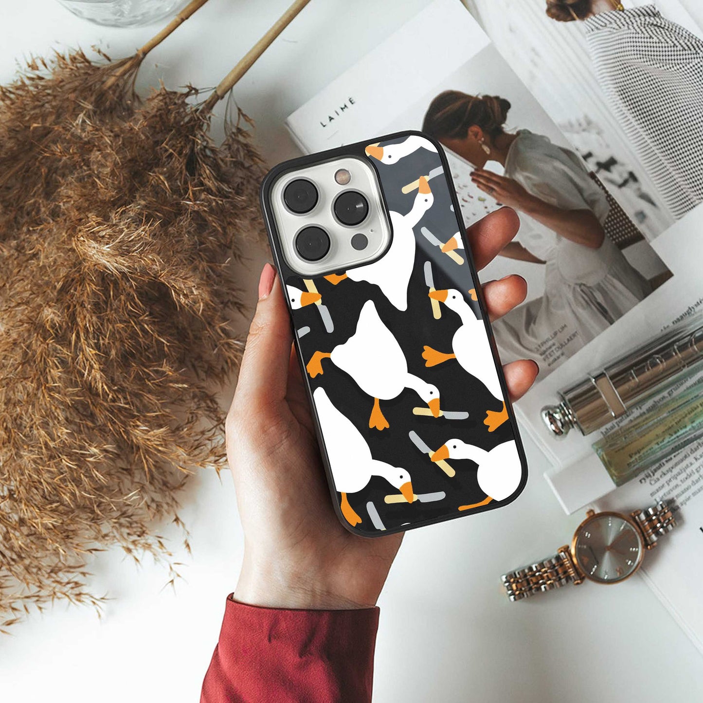 Quack Attack Phone Case for Iphone 16 | Glass Case