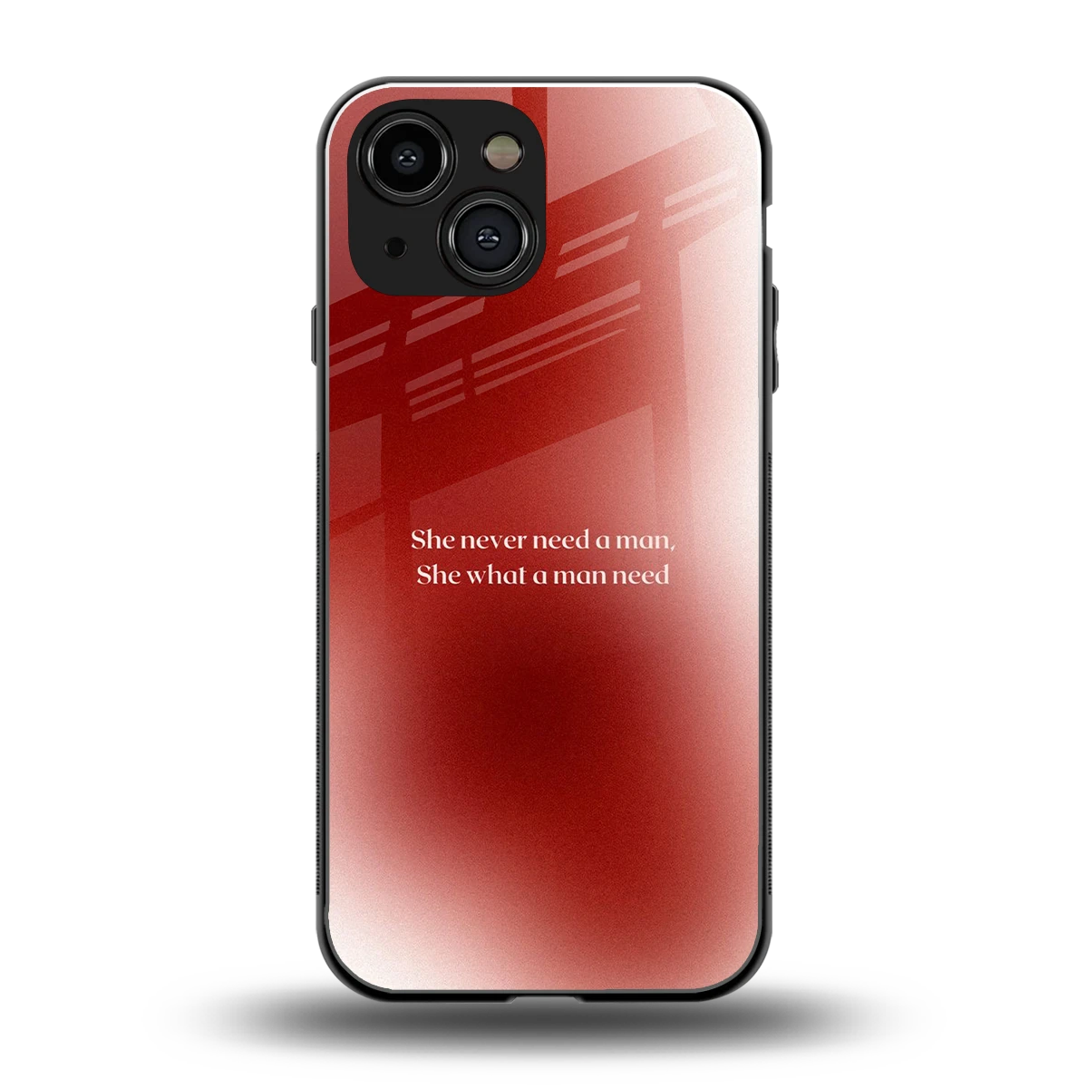 Queen Energy back phone cover | glass case for iphone 13 mini