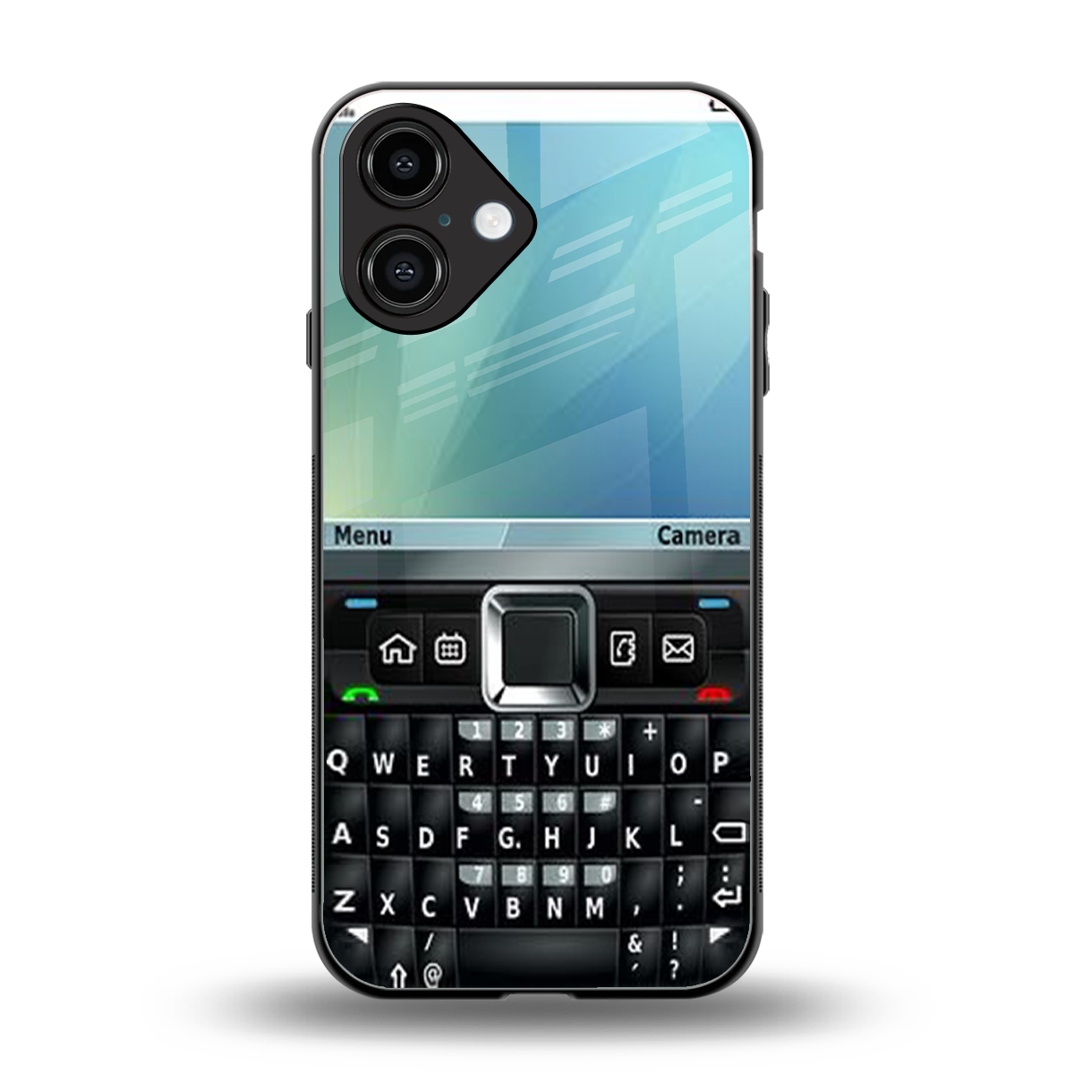 Qwerty Keypad Phone Case for Iphone 16 | Glass Case