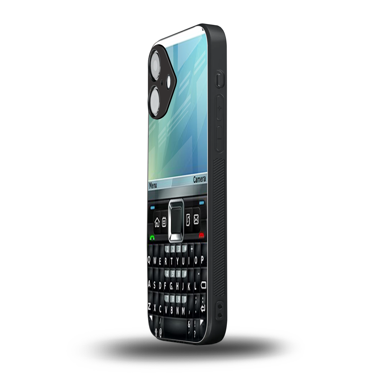 Qwerty Keypad Phone Case for Iphone 16 | Glass Case