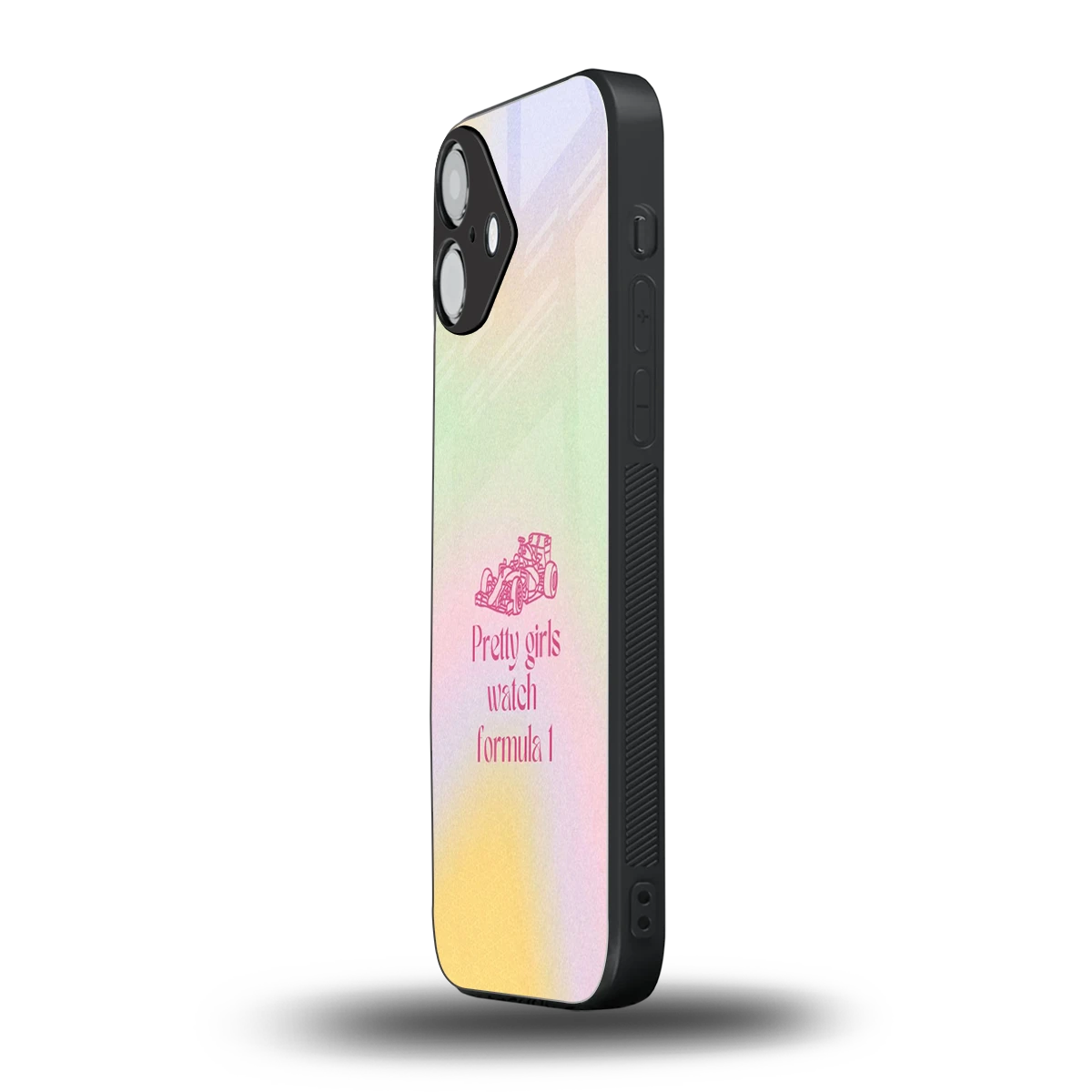 Race Chic iphone 16 plus mobile cover | shockproof glass phone case