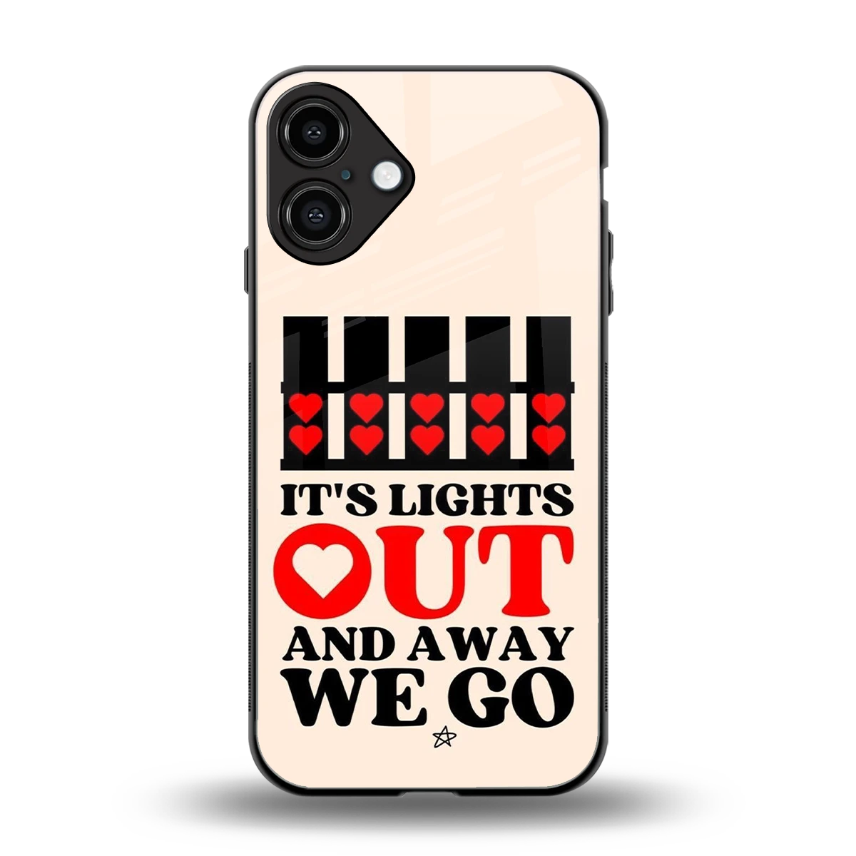 Racer Spirit back phone cover | glass case for iphone 16 plus