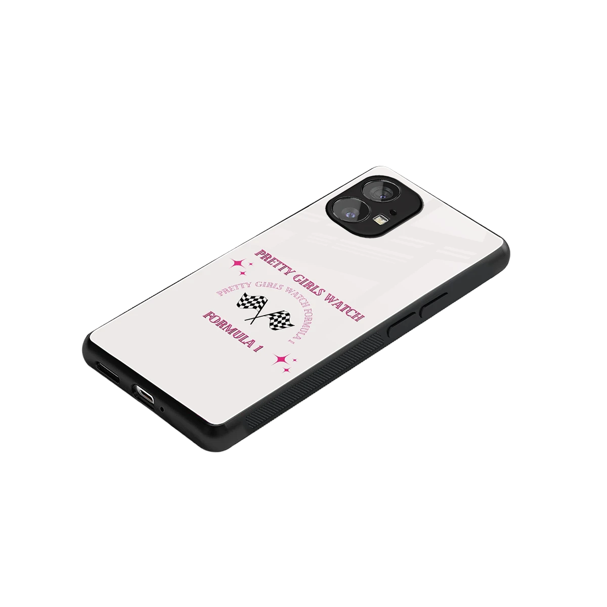 Racing Babe stylish phone case for nothing phone 1 | glossy glass and slim fit