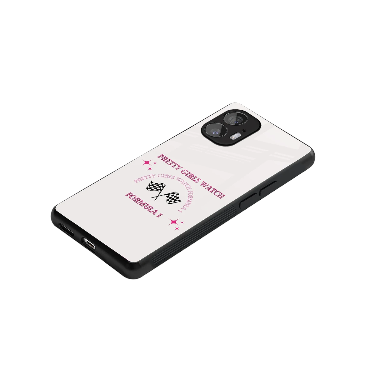 Racing Babe stylish phone case for nothing phone 2 | glossy glass and slim fit