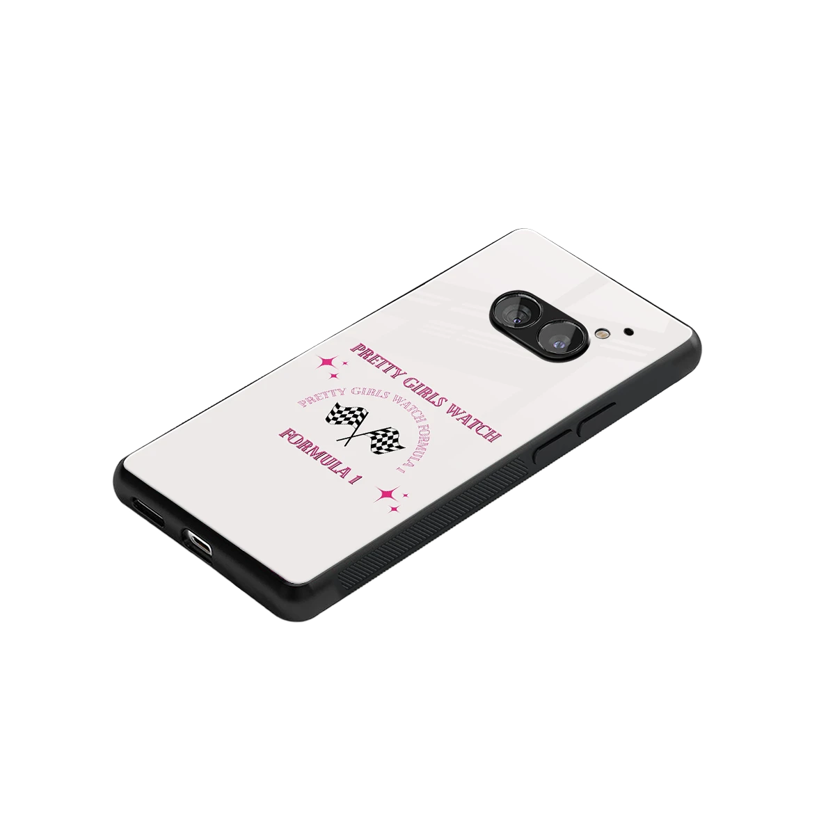 Racing Babe stylish phone case for nothing phone 2a | glossy glass and slim fit
