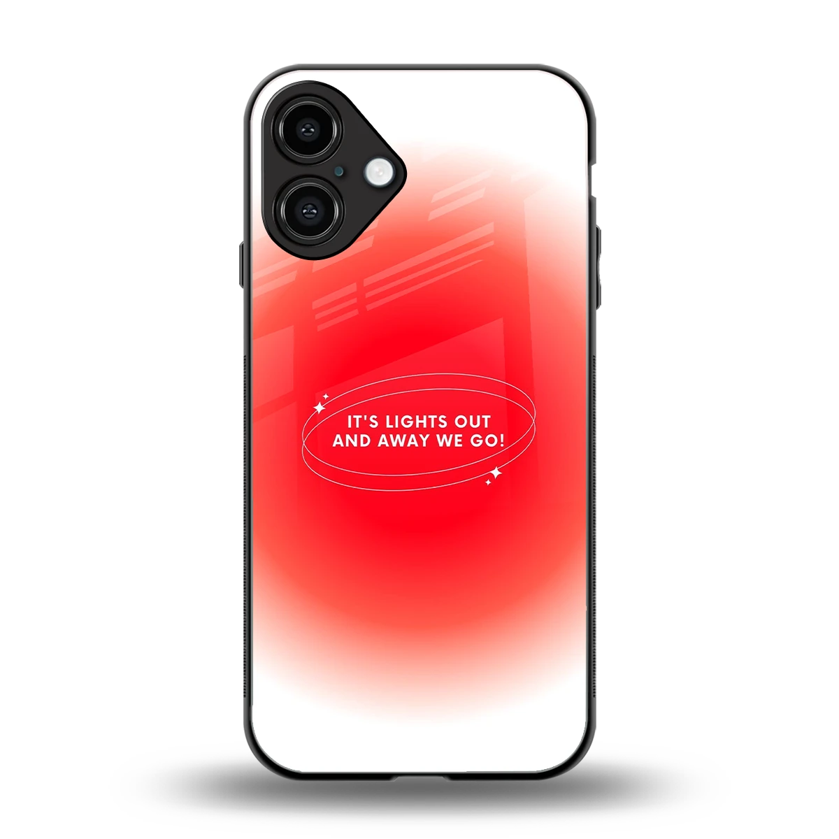 Racing Spirit back phone cover | glass case for iphone 16 plus