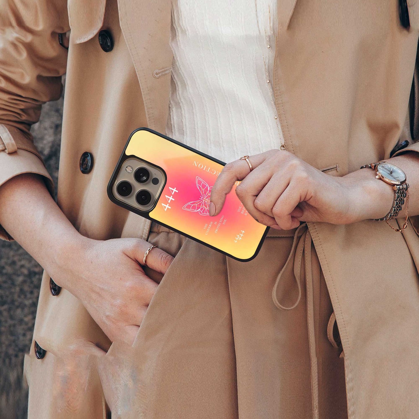Radiant 444 Phone Case for Iphone 16 | Glass Case