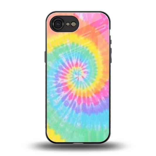 Rainbow back phone cover | glass case for iphone 16e