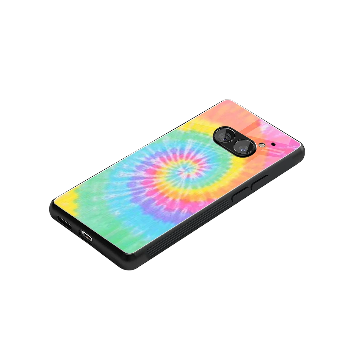 Rainbow stylish phone case for nothing phone 2a | glossy glass and slim fit