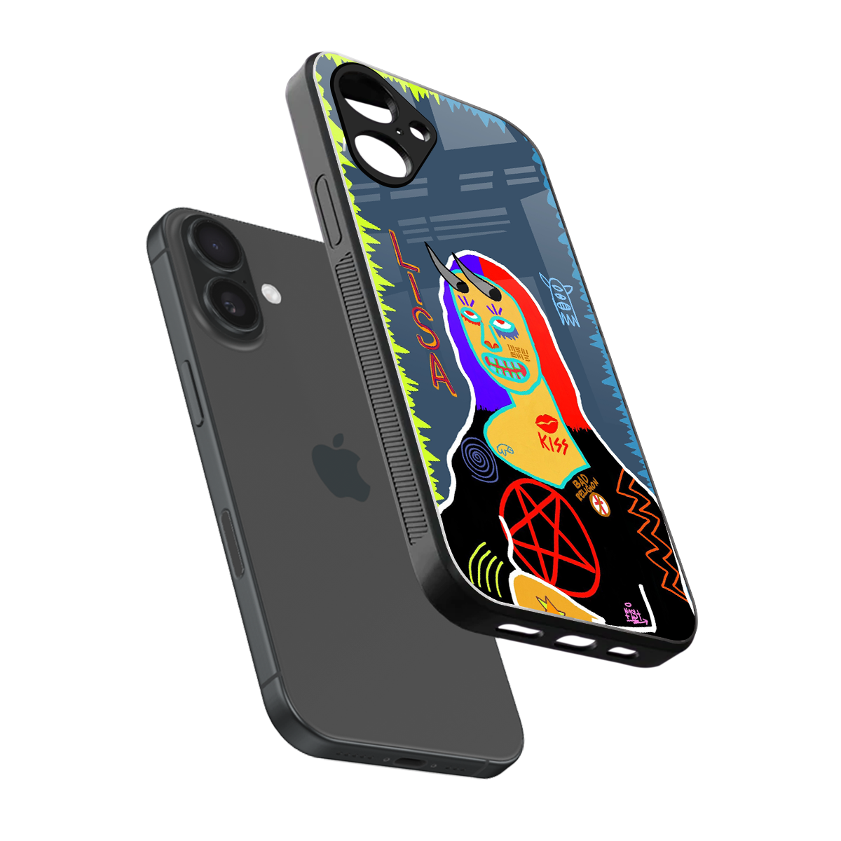 Rebel Lisa Phone Case for Iphone 16 | Glass Case