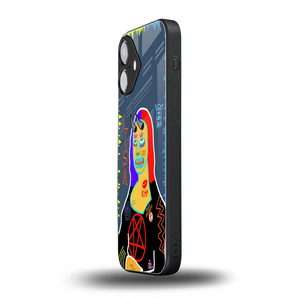 Rebel Lisa Phone Case for Iphone 16 | Glass Case
