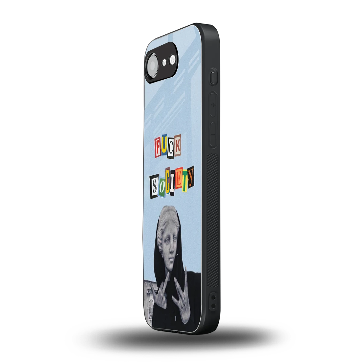 Rebel Mind iphone 16e mobile cover | shockproof glass phone case
