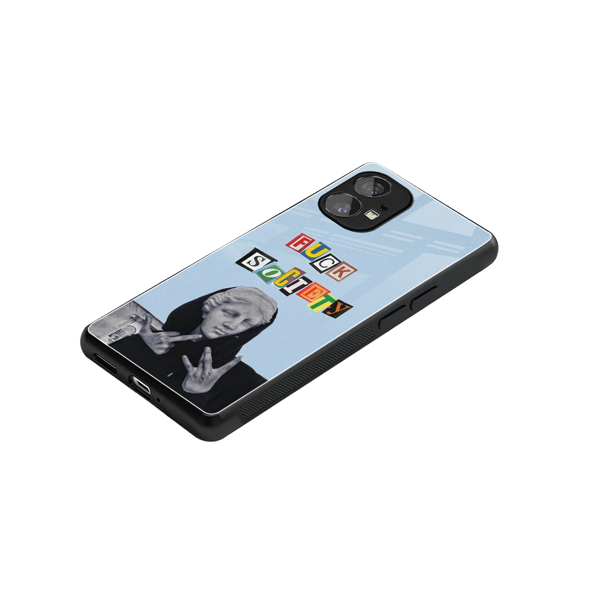 Rebel Mind stylish phone case for nothing phone 1 | glossy glass and slim fit