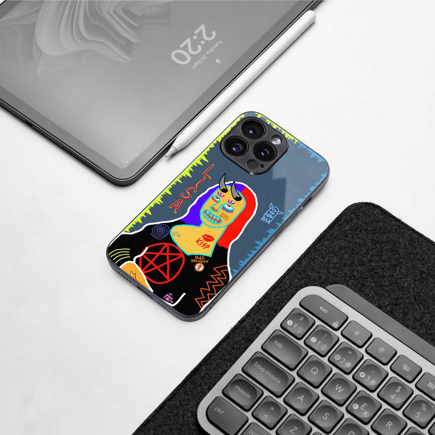 Rebel Lisa Phone Case for Iphone 16 | Glass Case