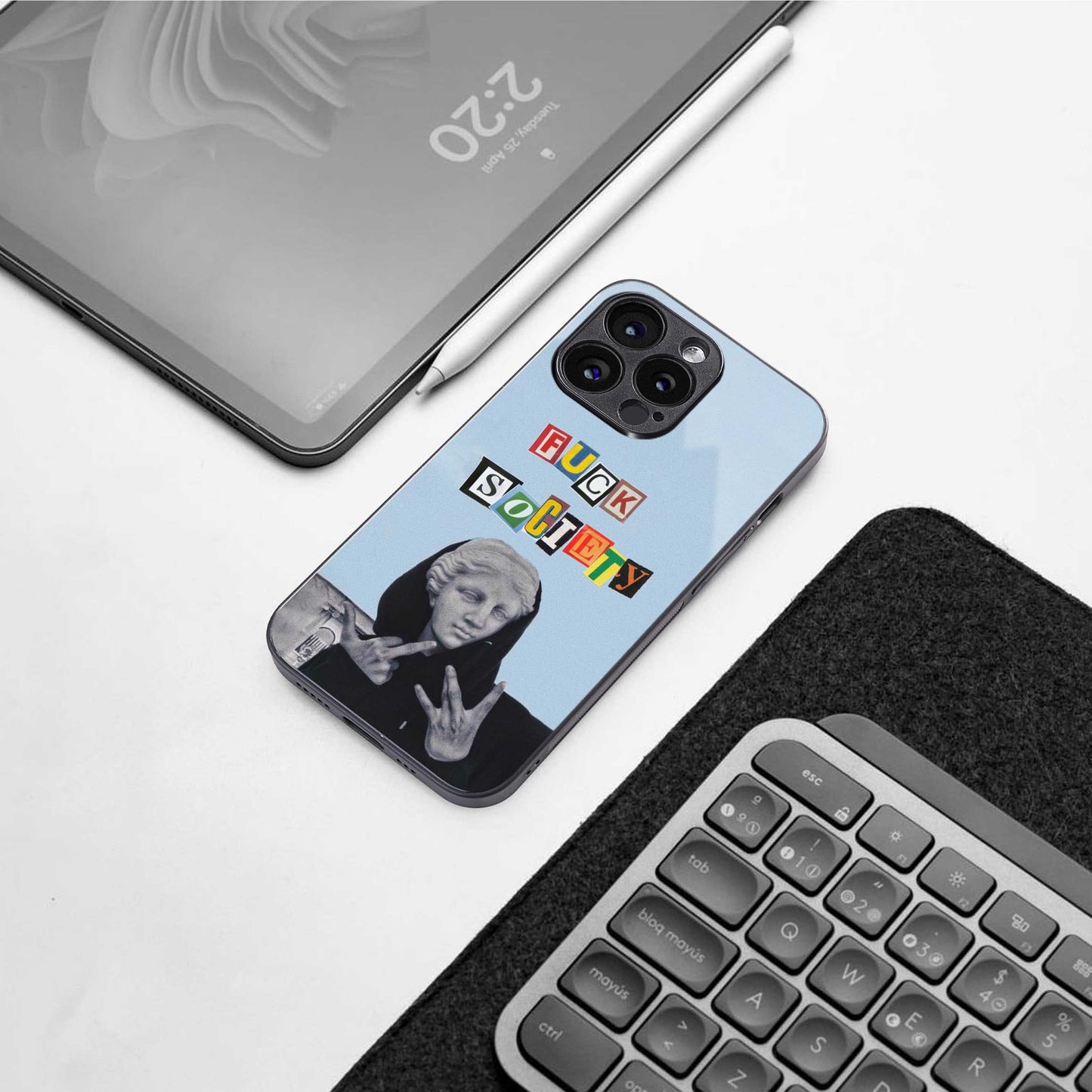 Rebel Mind Phone Case for Iphone 16 | Glass Case