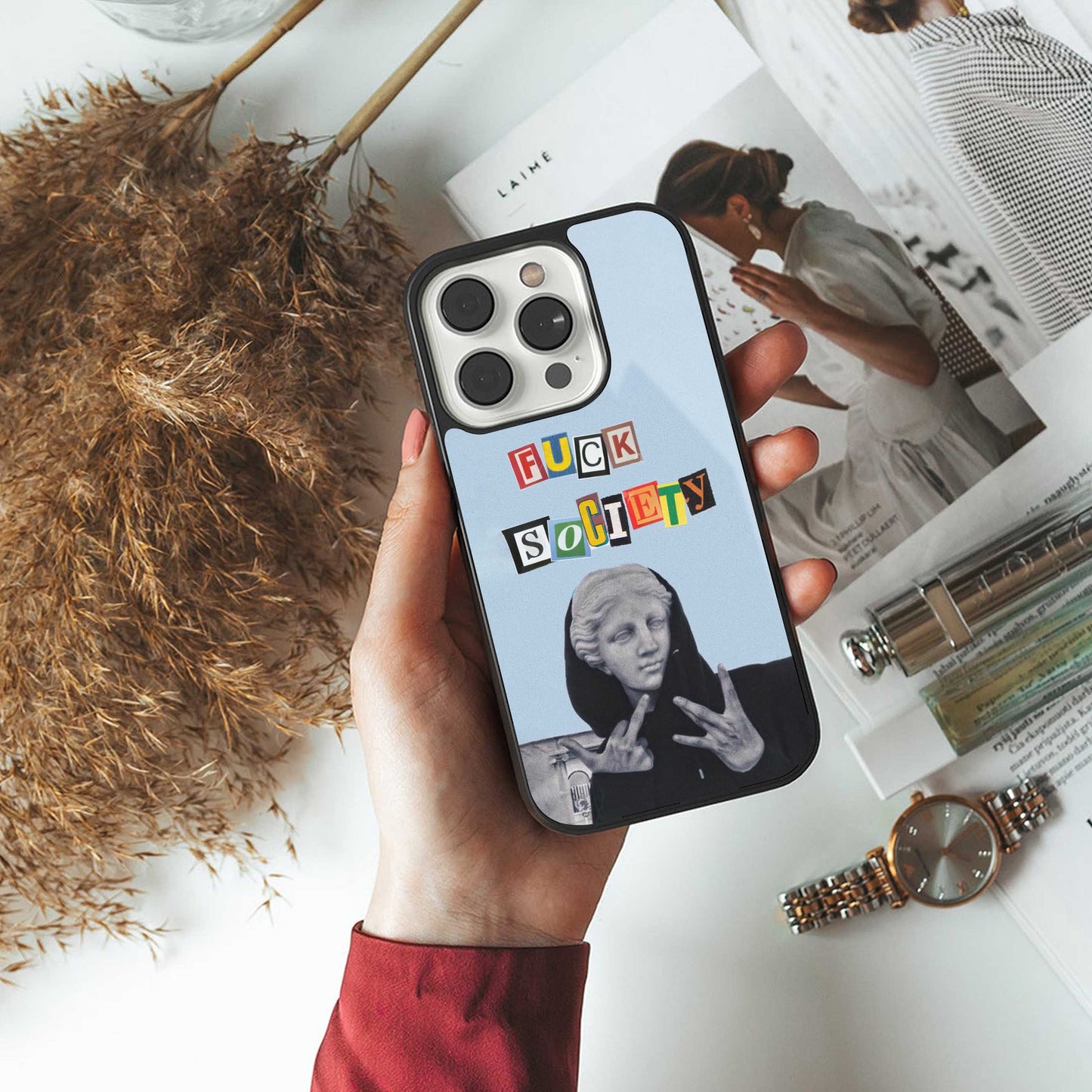 Rebel Mind Phone Case for Iphone 16 | Glass Case