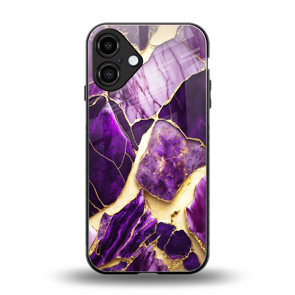 Regal Quartz back phone cover | glass case for iphone 16 plus