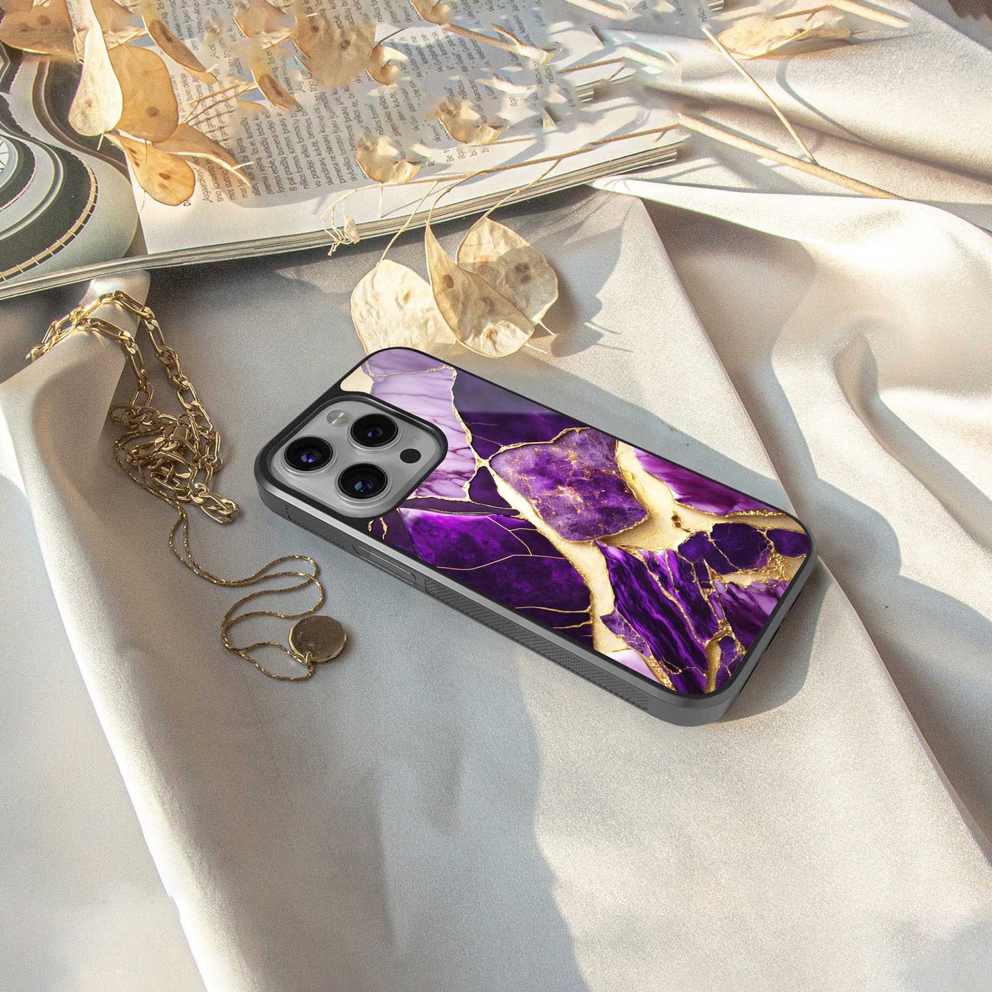 Regal Quartz Phone Case for Iphone 16 | Glass Case