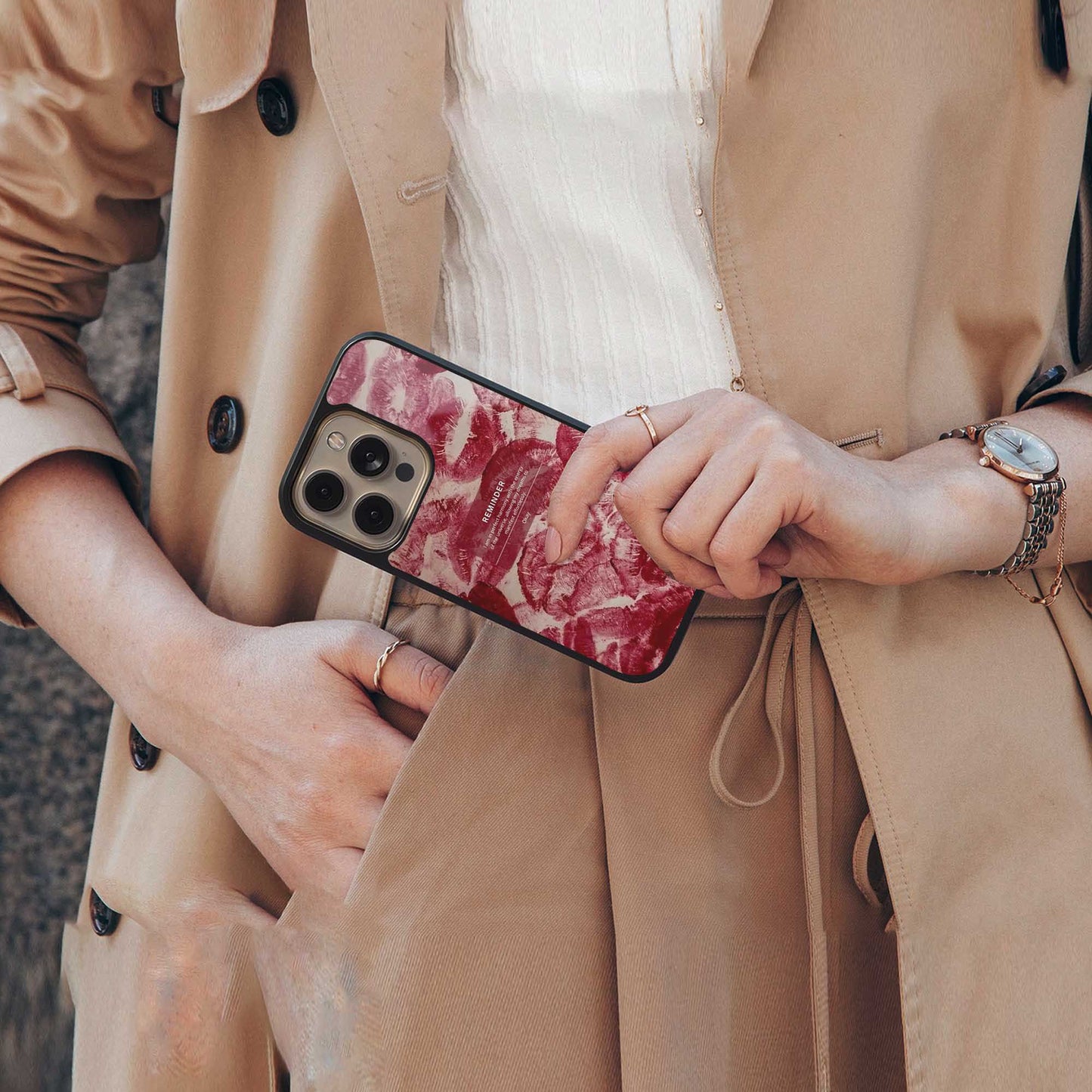 Reminder Phone Case for Iphone 16 | Glass Case