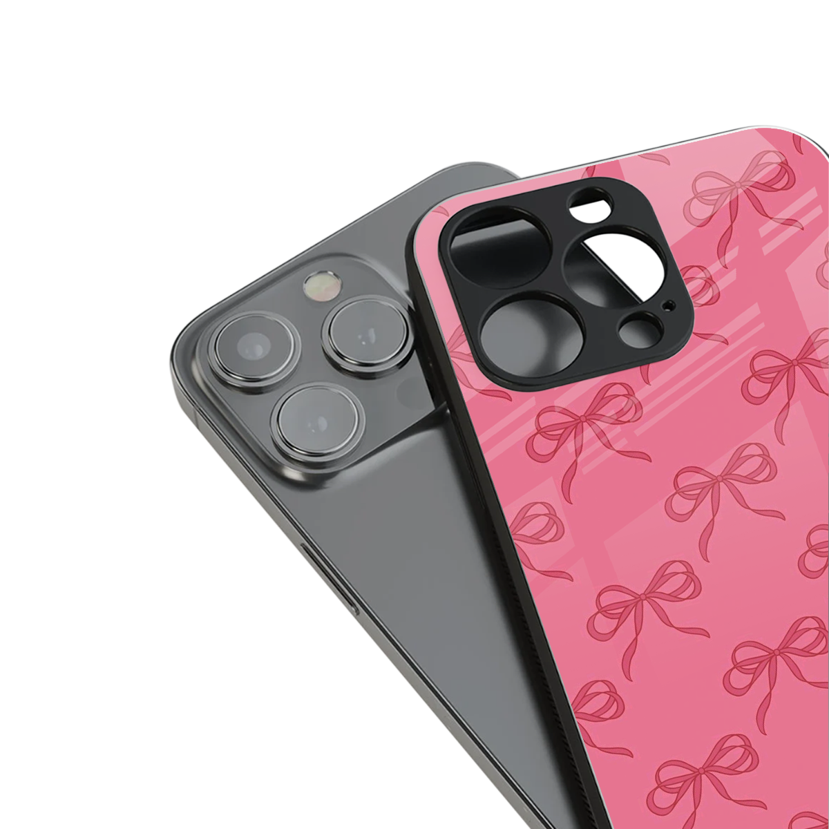 Ribbon Chic Phone Case for Iphone 16 | Glass Case