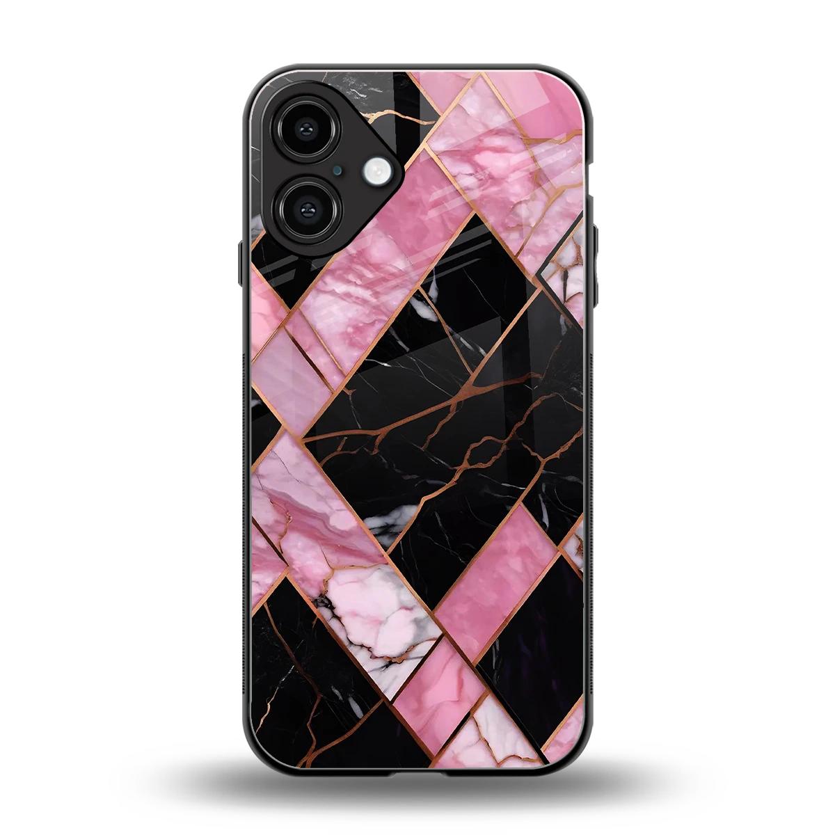 Rose Luxe back phone cover | glass case for iphone 16 plus
