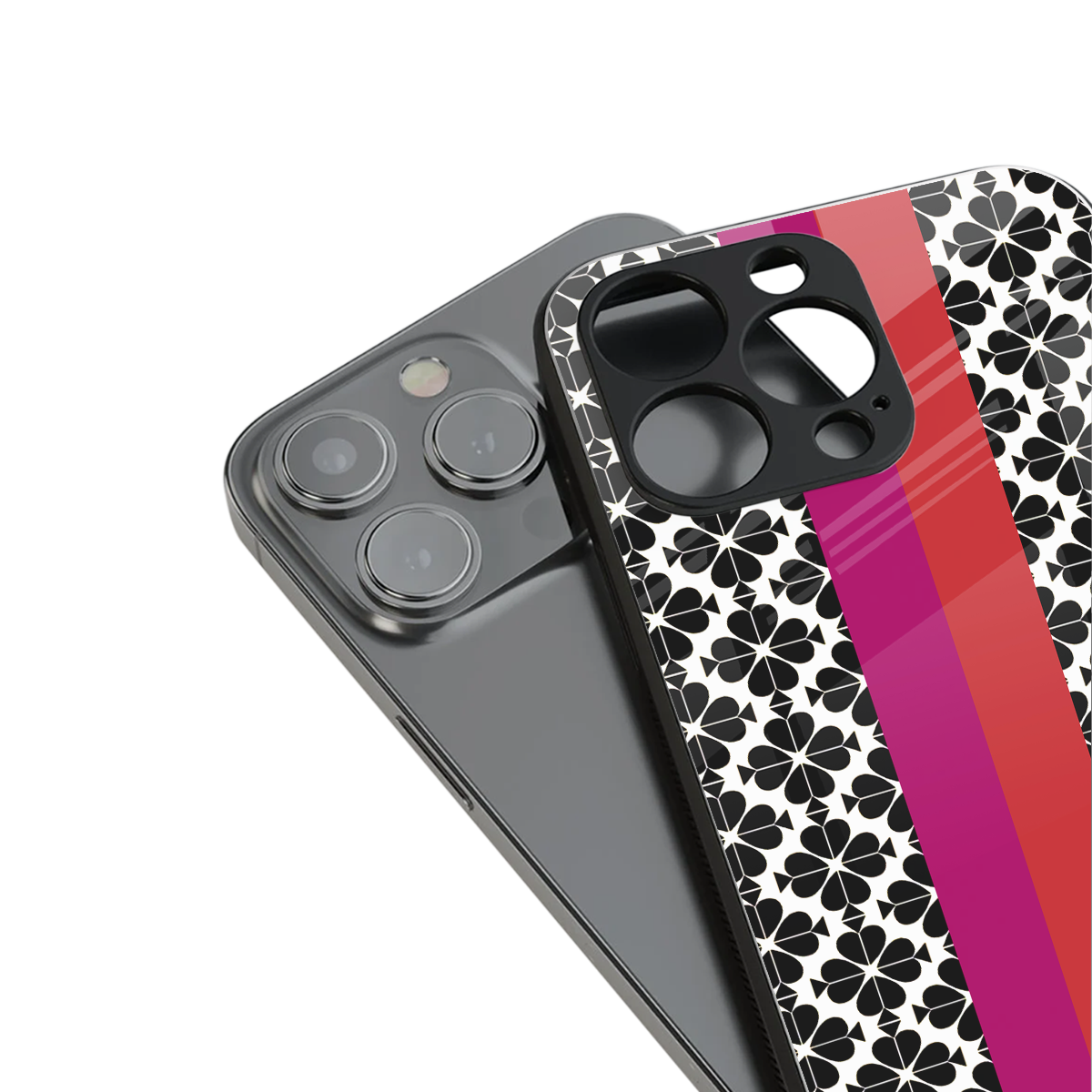 Rosy Noir Phone Case for Iphone 16 | Glass Case