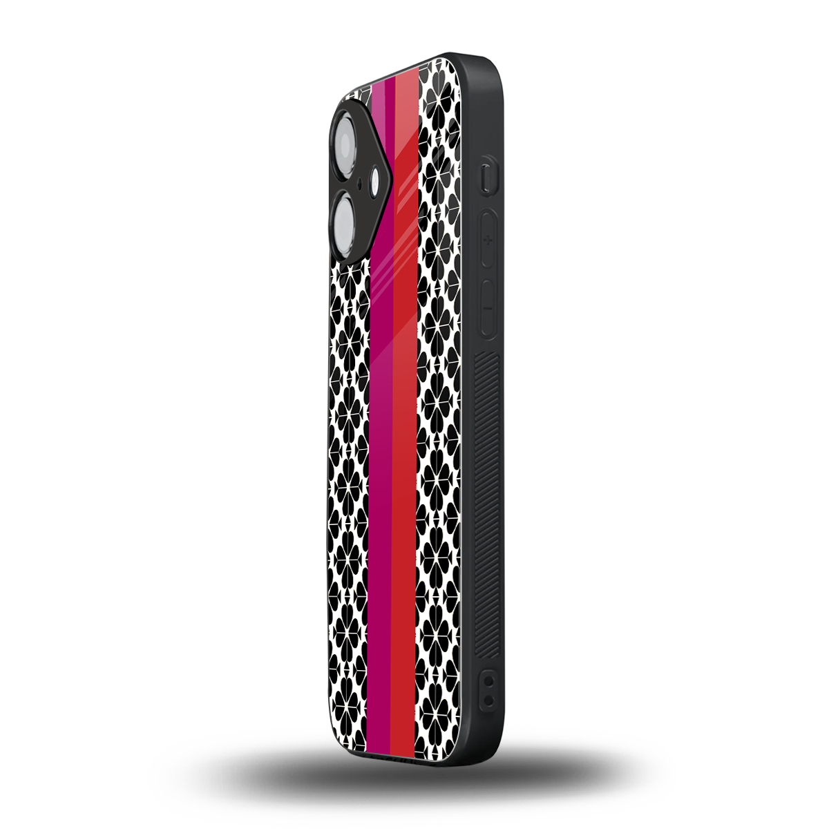 Rosy Noir Phone Case for Iphone 16 | Glass Case