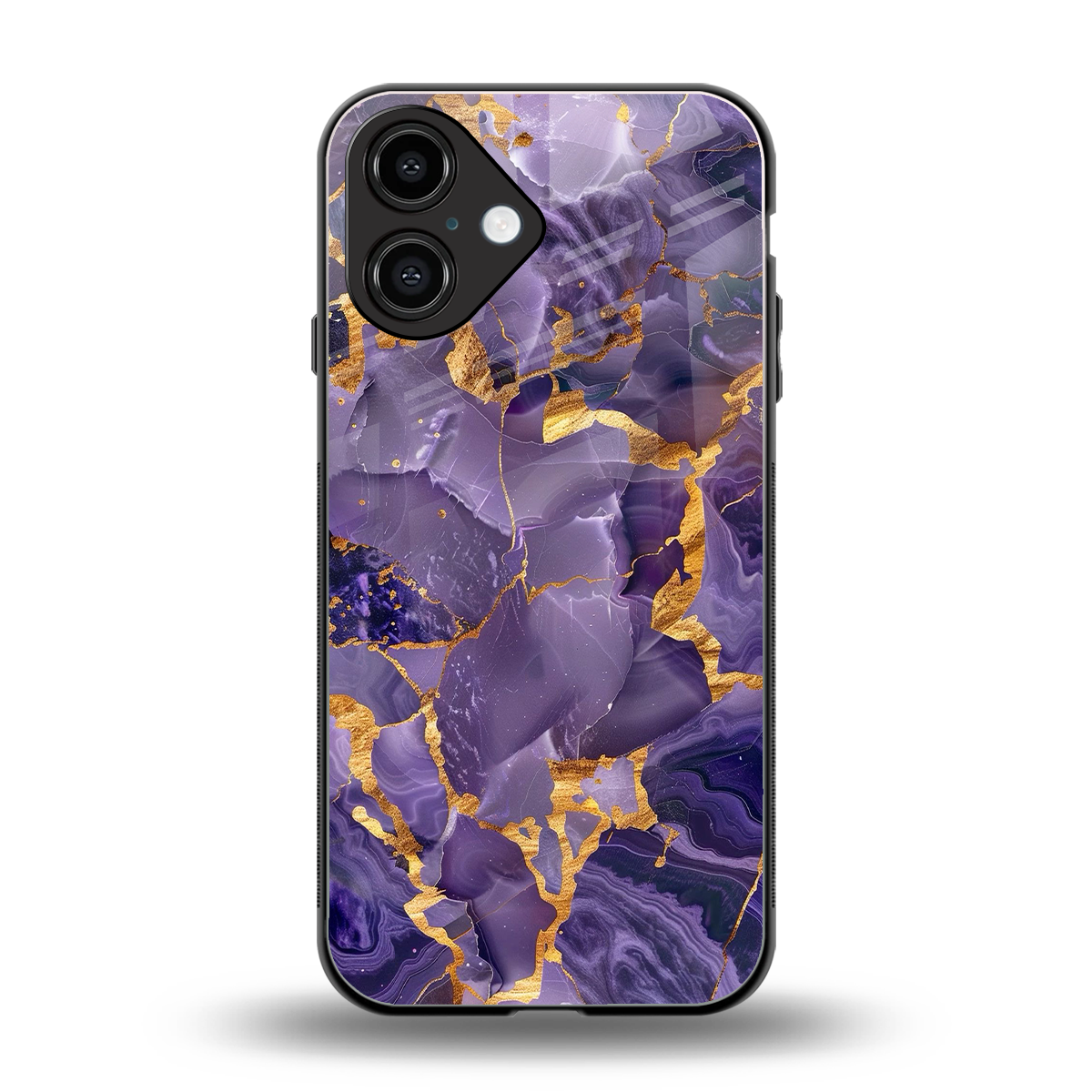 Royal Amethyst Phone Case for Iphone 16 | Glass Case