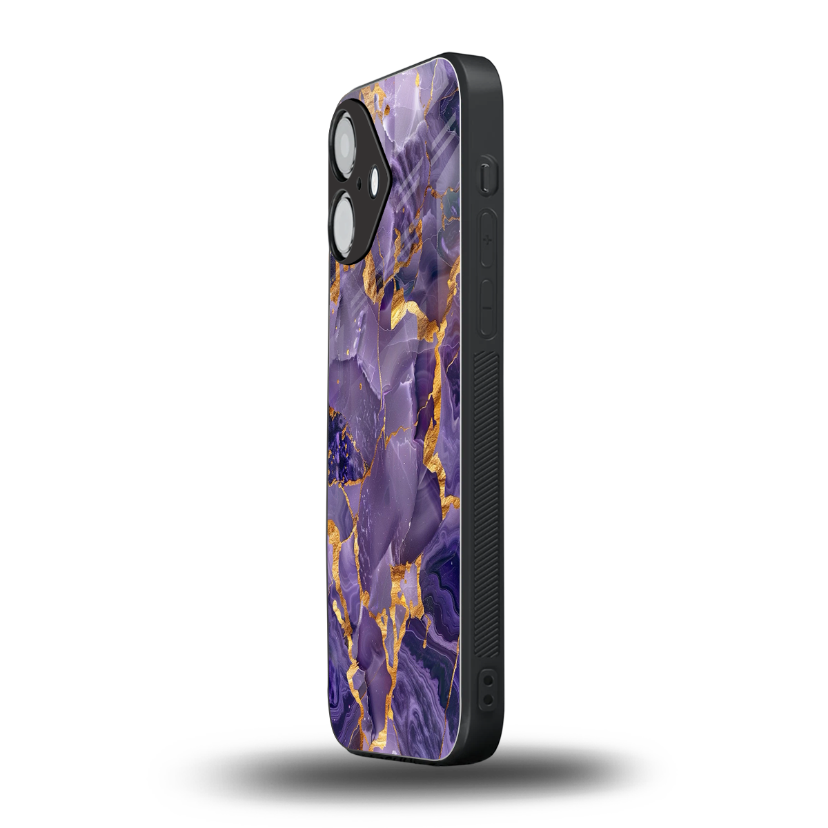 Royal Amethyst Phone Case for Iphone 16 | Glass Case