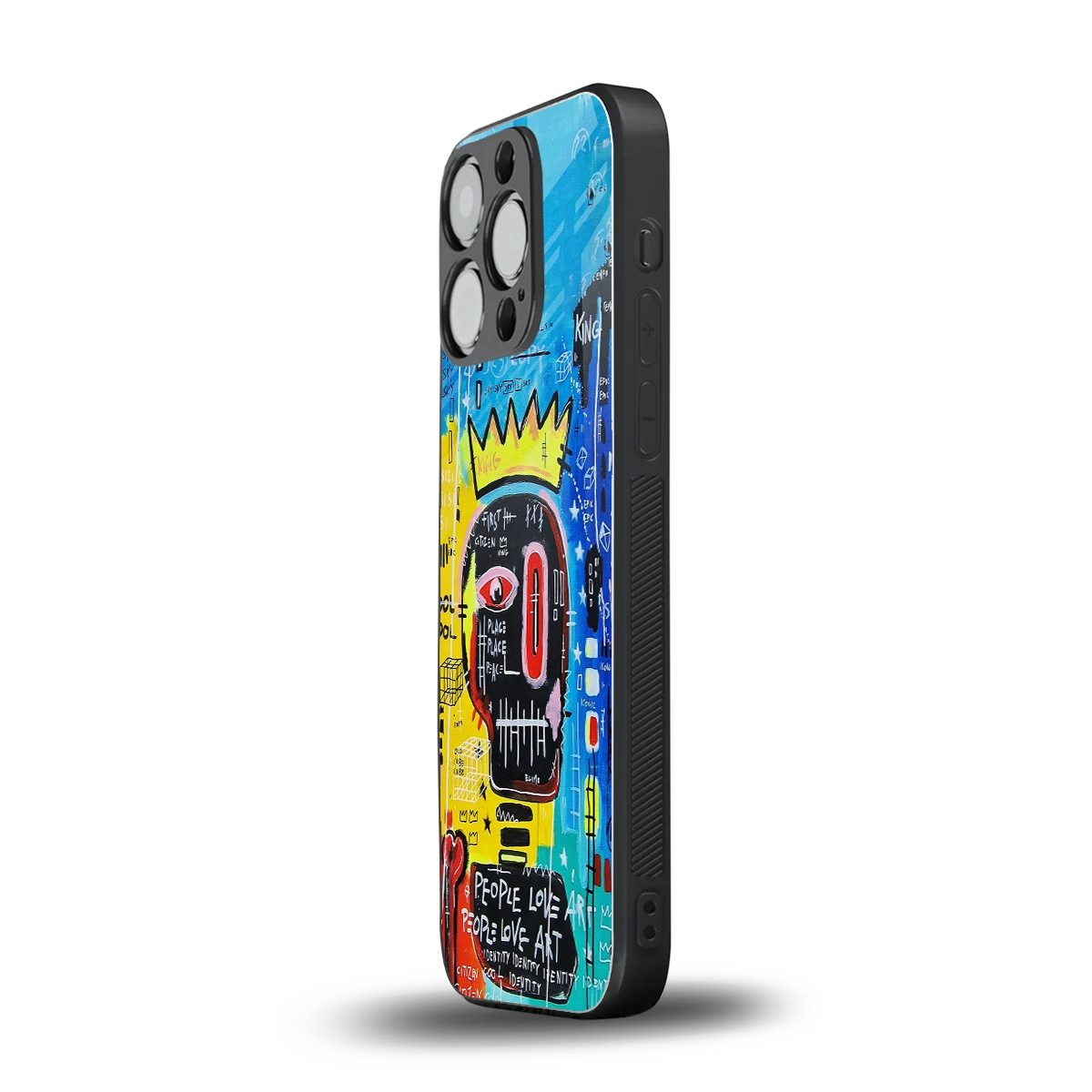Royal Graffiti iphone 13 pro mobile cover | shockproof glass phone case
