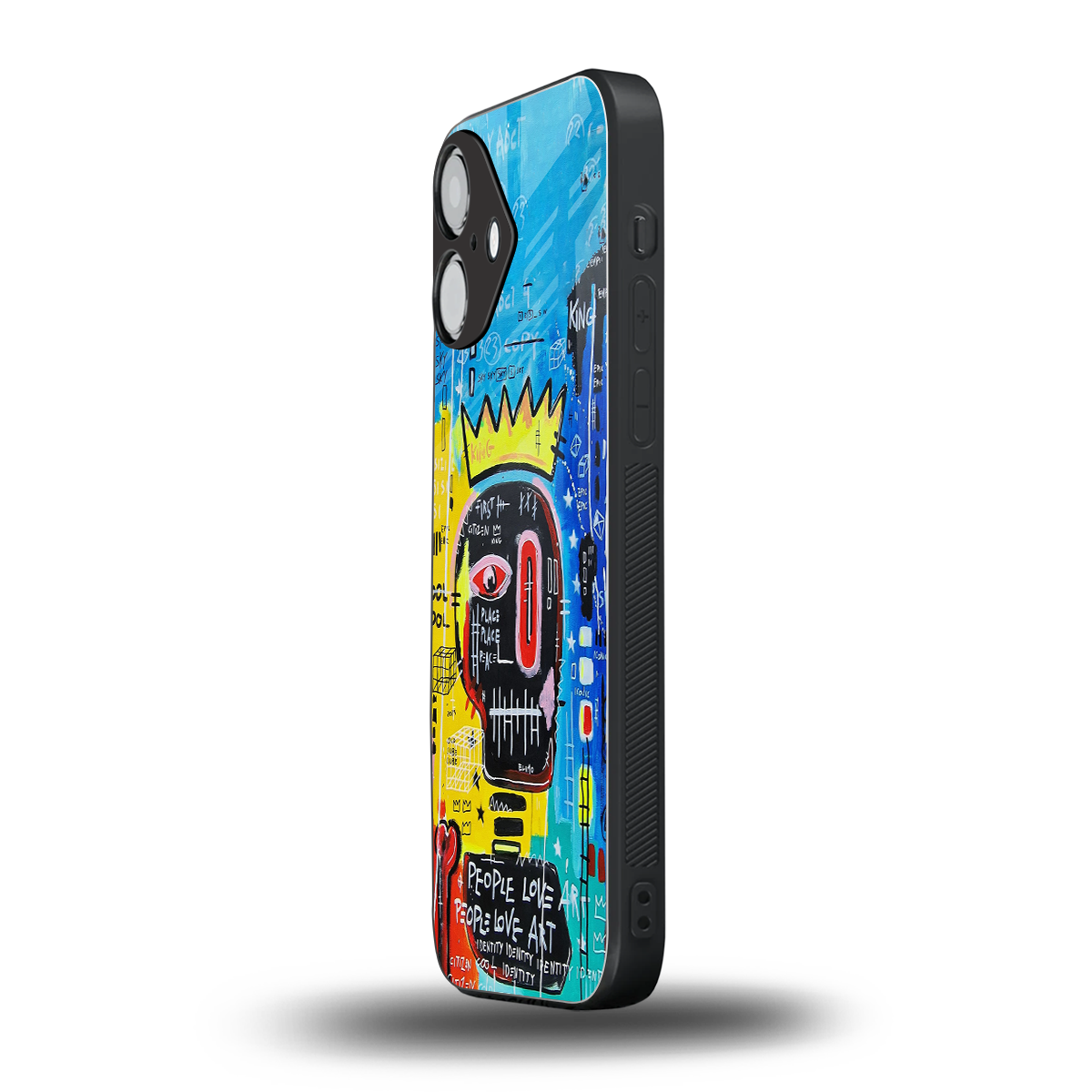 Royal Graffiti Phone Case for Iphone 16 | Glass Case