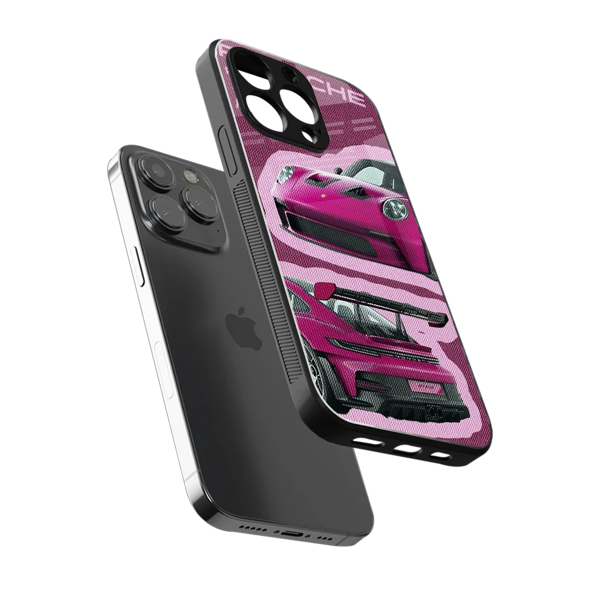 Ruby Star sleek iphone 14 pro max cover with tempered glass back and TPU edges