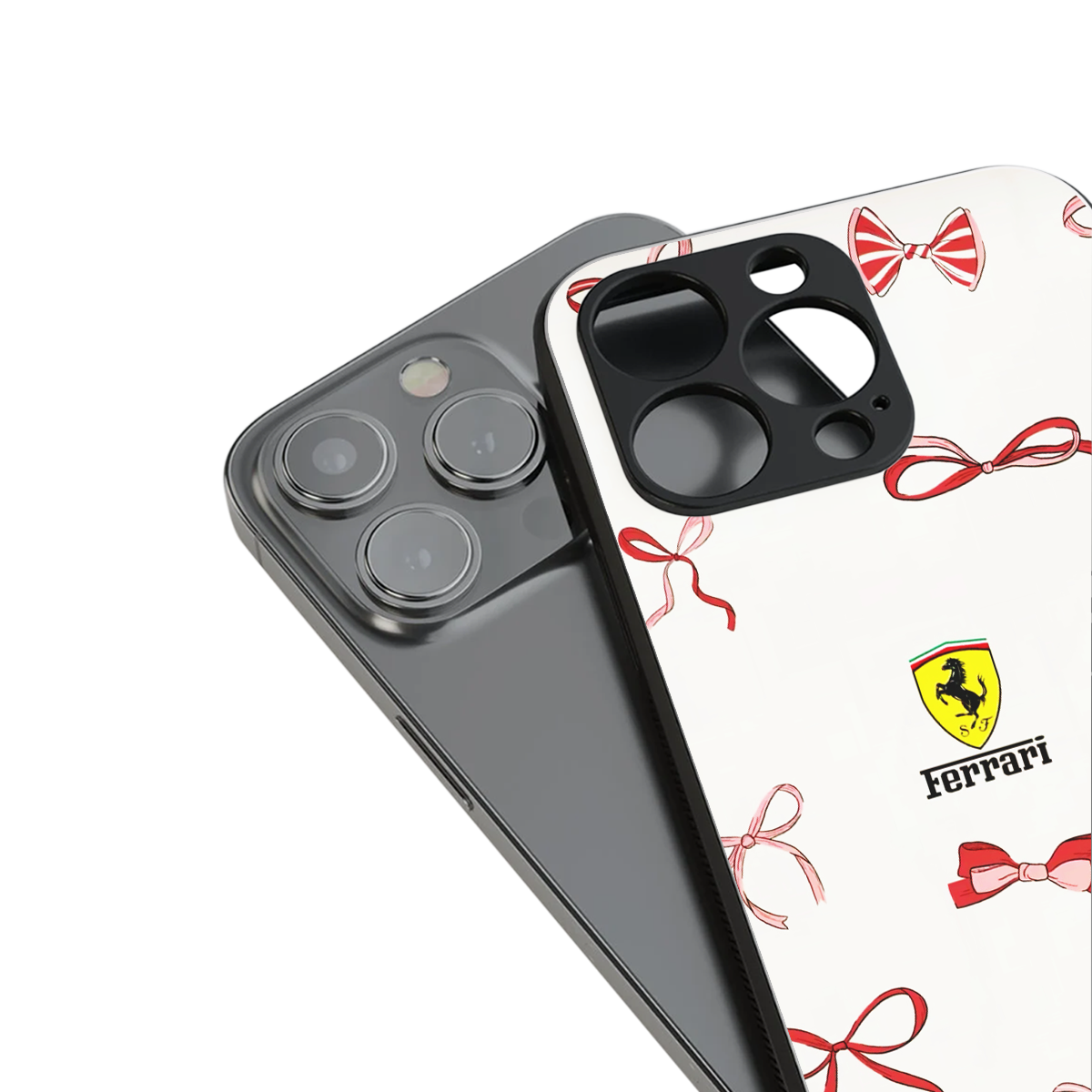 SF X Bows Phone Case for Iphone 16 | Glass Case