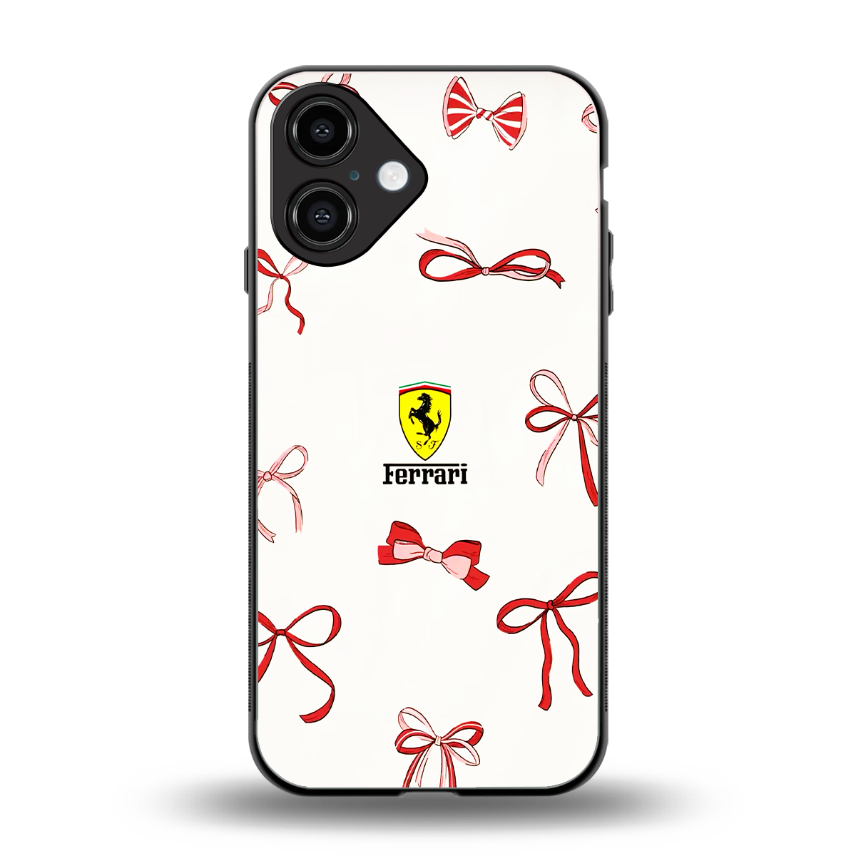 SF X Bows Phone Case for Iphone 16 | Glass Case
