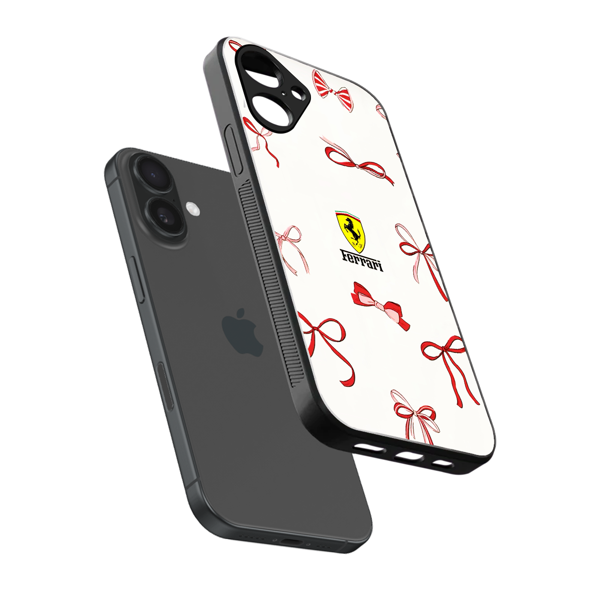 SF X Bows Phone Case for Iphone 16 | Glass Case