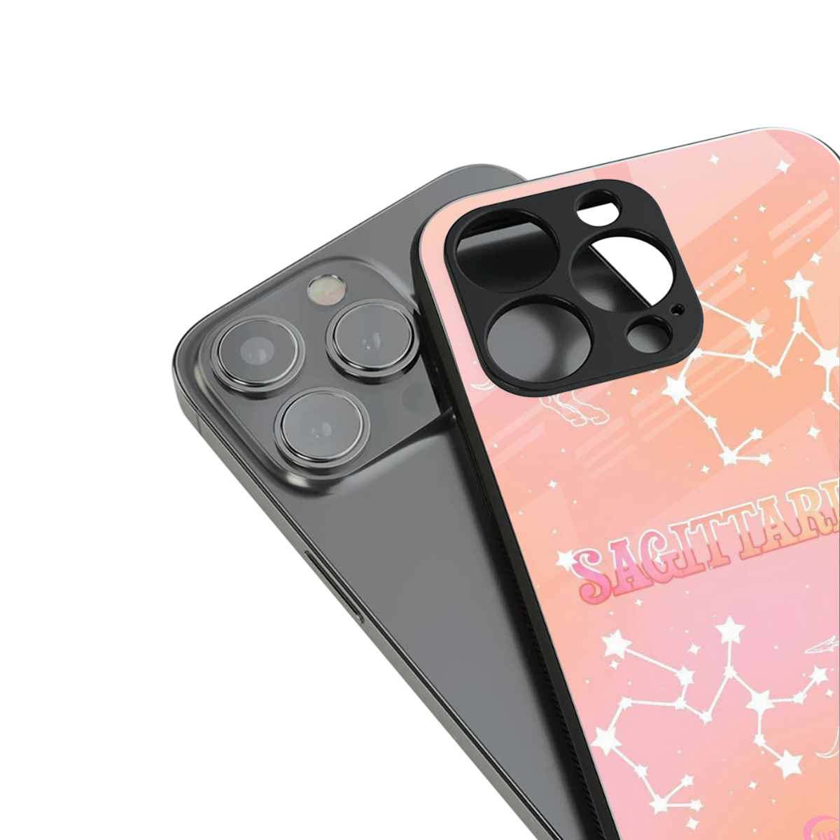 Sagittarius Aura Phone Case for Iphone 16 | Glass Case